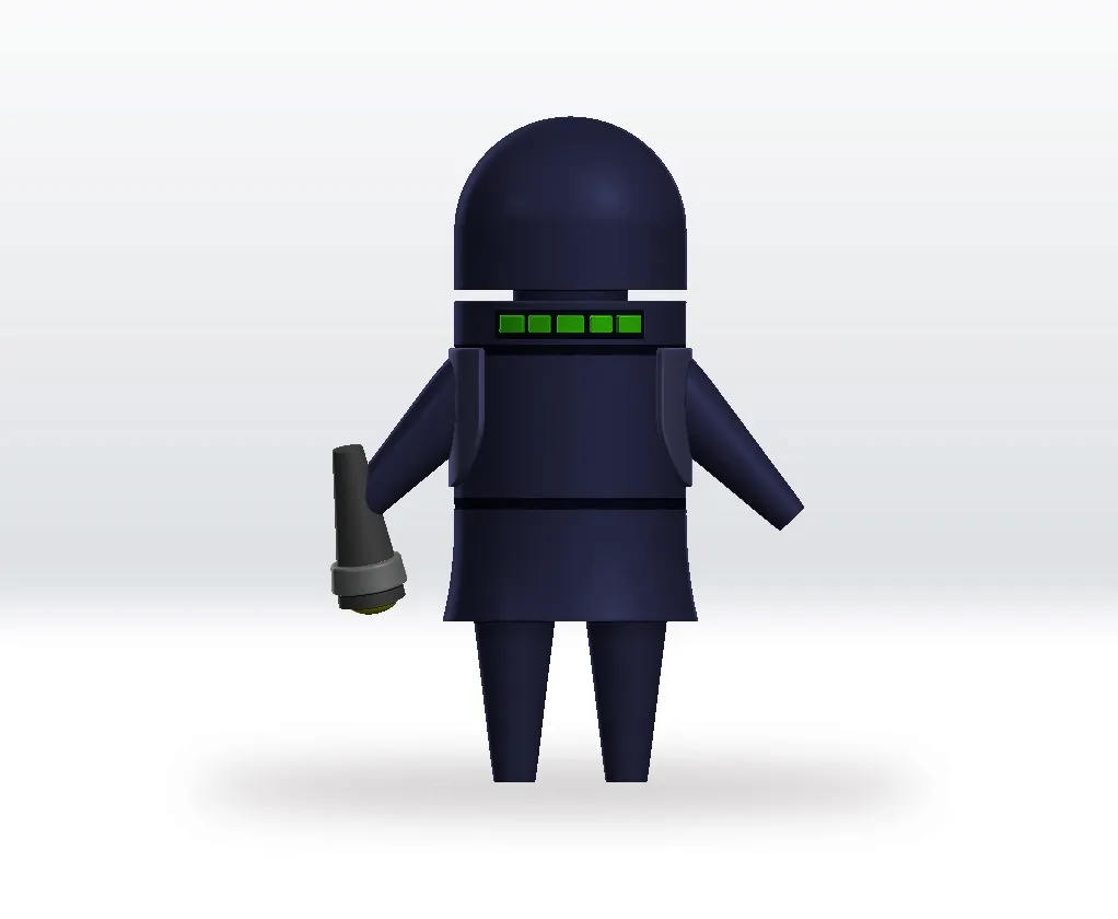 Repo Purple STL file 3D Model Character Fanart