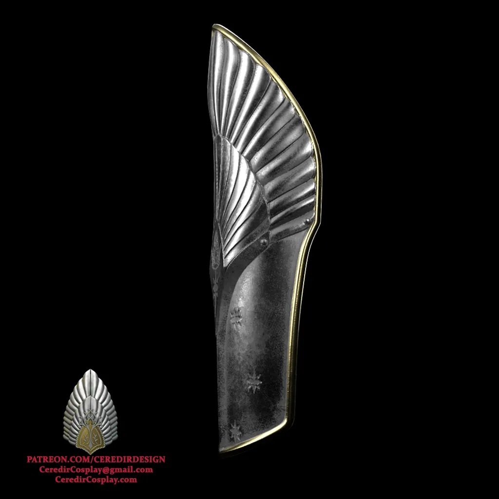 Aragorn King Ellessar Shin Armor lord of the rings 3D DL
