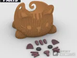cuenco tejido de gato a crochet, 3MF, STL multipiezas-4