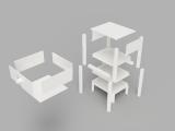 Criado Mudo 300 mm x 250 mm x 600 mm-1