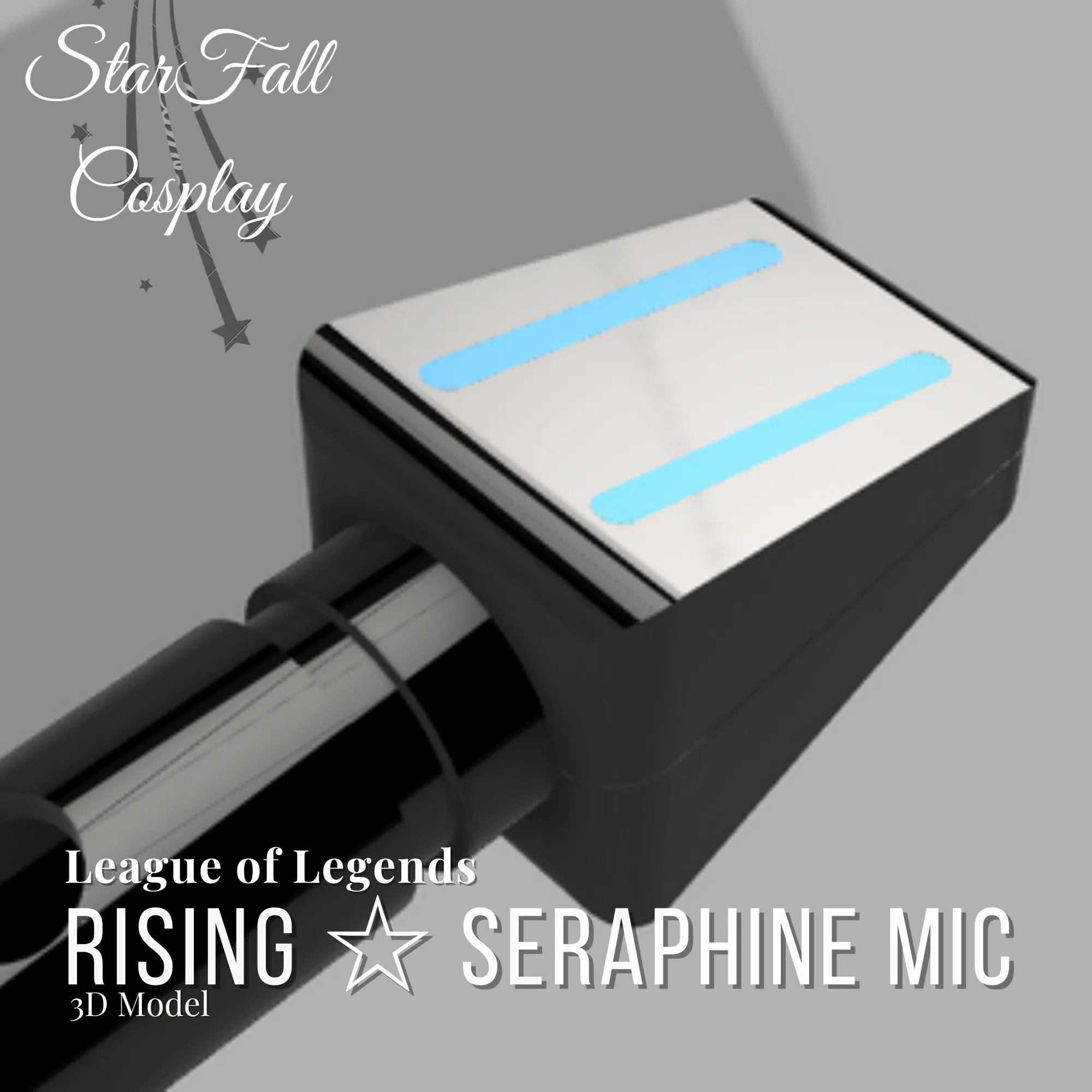 Rising Star Seraphine Mic 3D Model