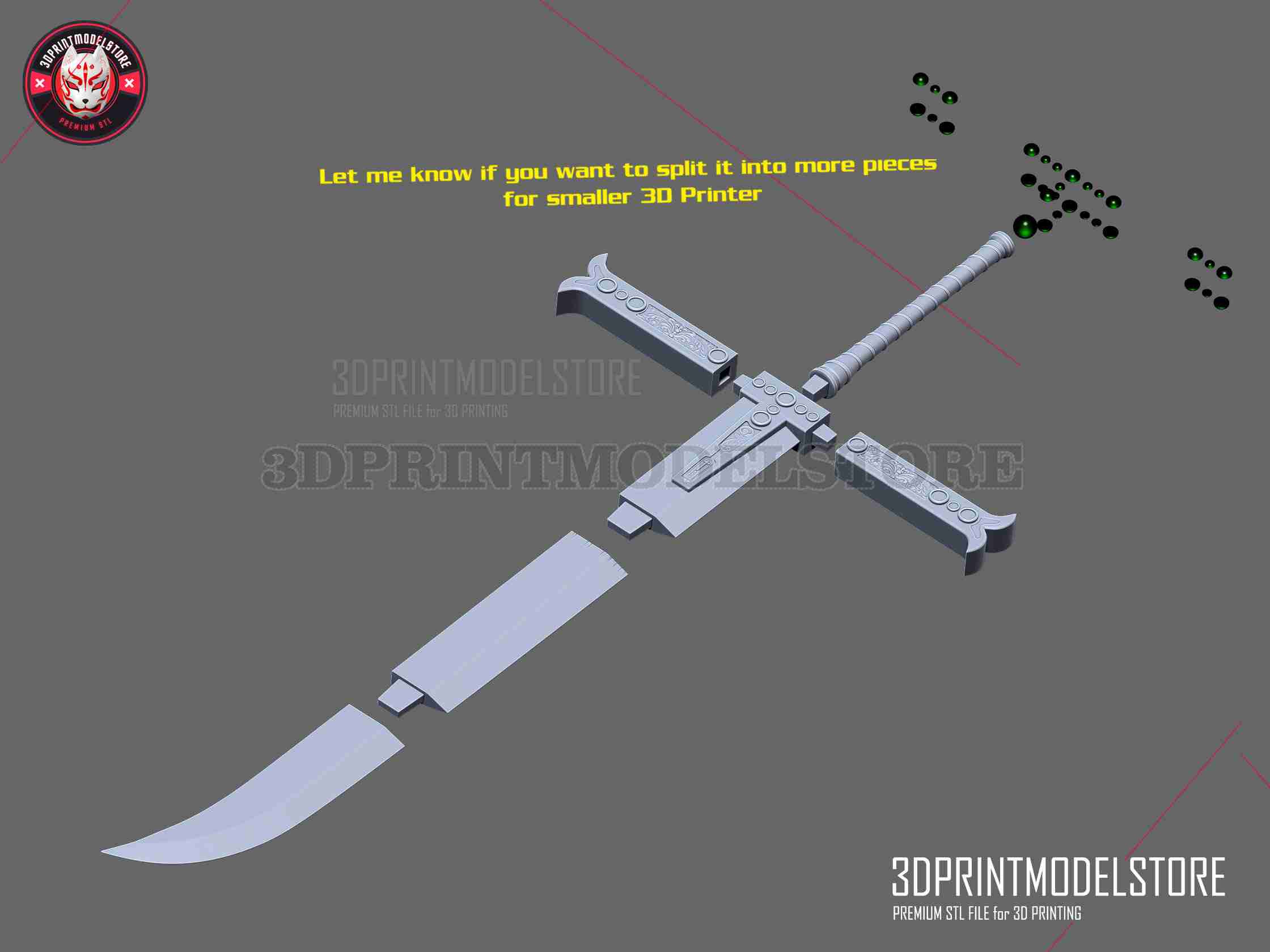 yoru sword 3d 3D model