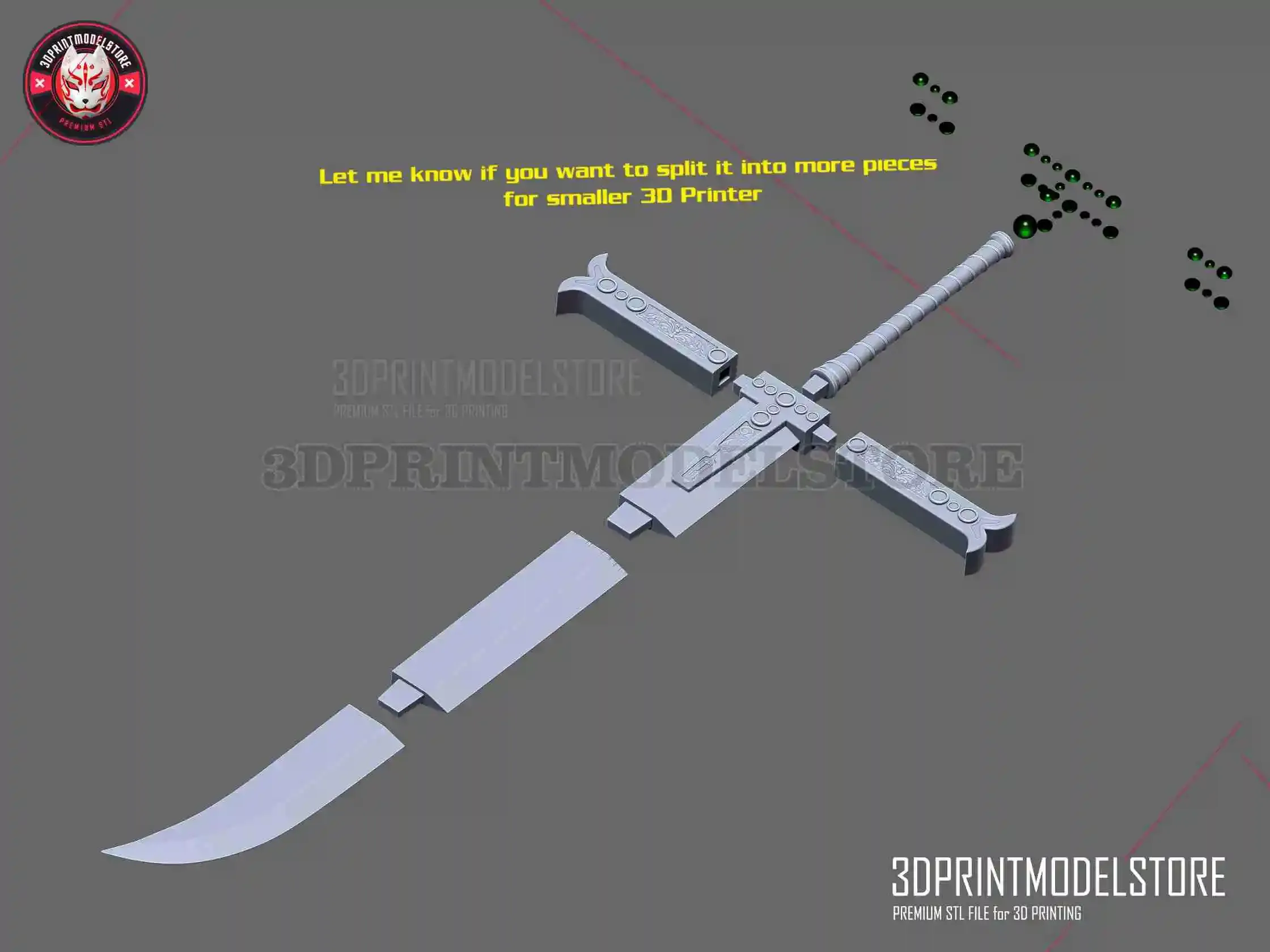 Espada Dracule Mihawk Curved Blade One Piece Mod Sf3607