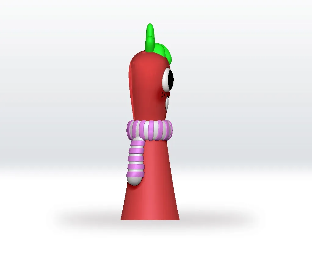 Sprunki Sprout STL 3D Model Dandys World Character Fanart
