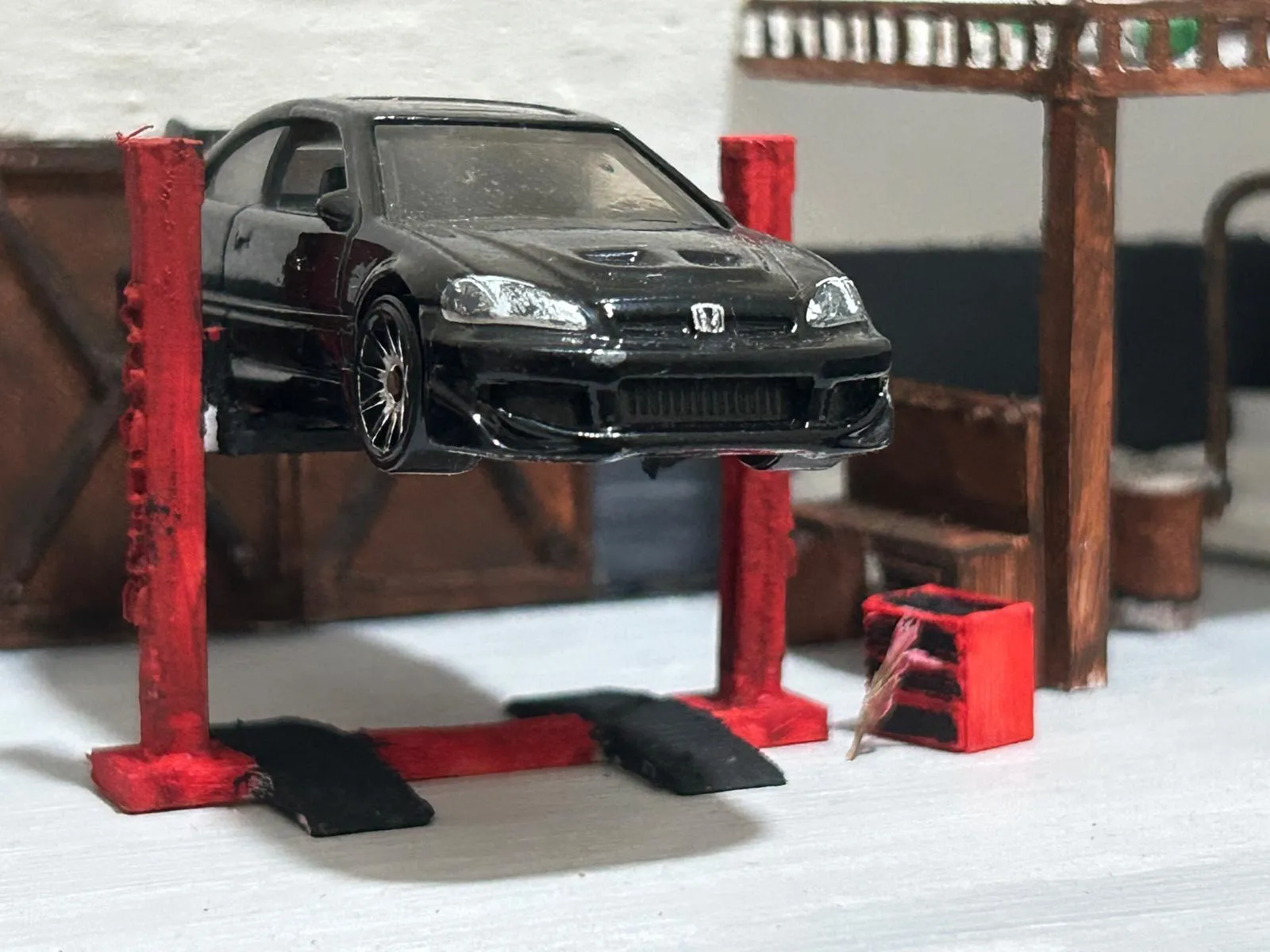 araba lift (car lift) 1/64 model (hot wheels)