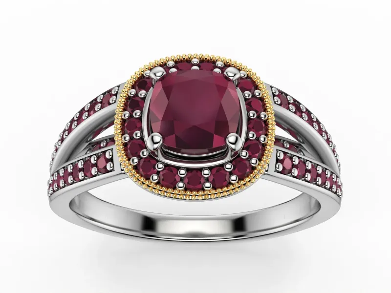 Halo Engagement Ring