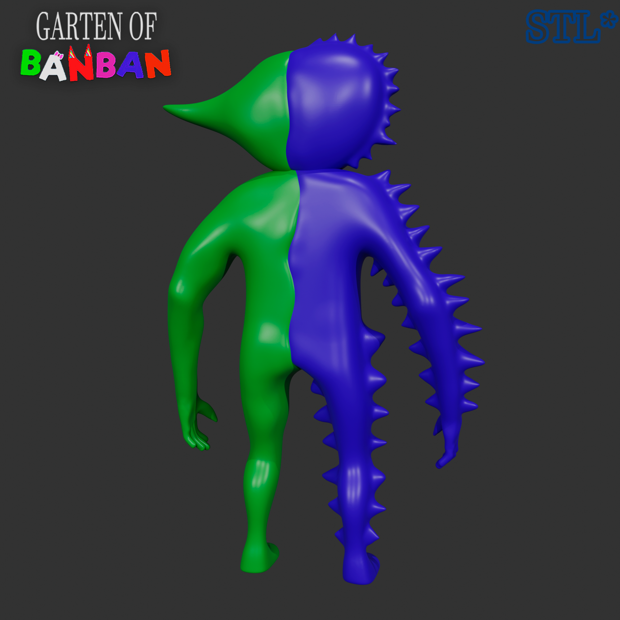 3D printer Monster the Jester from the game Garten of Banban 3