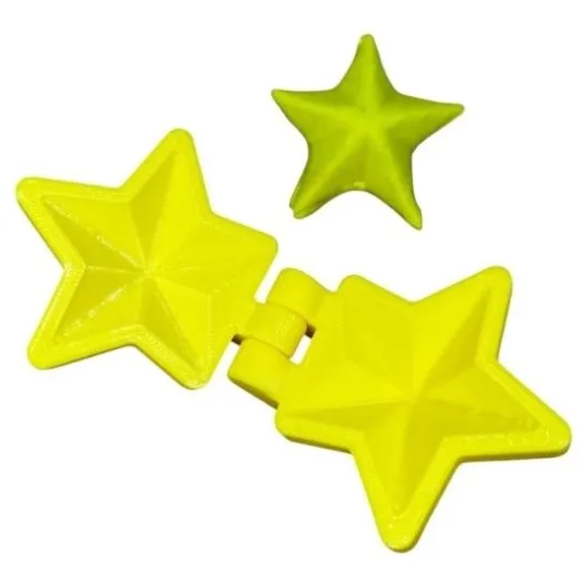 PRINT IN PLACE MOULD FOR A CHRISTMAS STAR