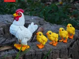 PRINT IN PLACE FLEXI HEN AND CHICKS-0