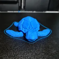 Cute Articulated Sea Turtle, print in place, no supports-6