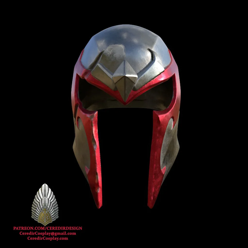 Magneto Marvel Rivals Helmet 3D DIGITAL DOWNLOAD