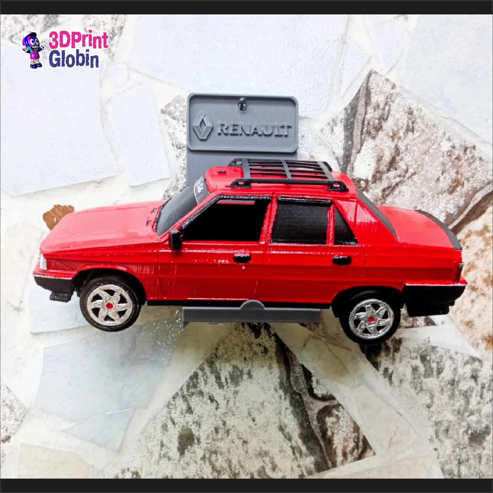 Renault 9 Brio - Incluye Soporte de Pared