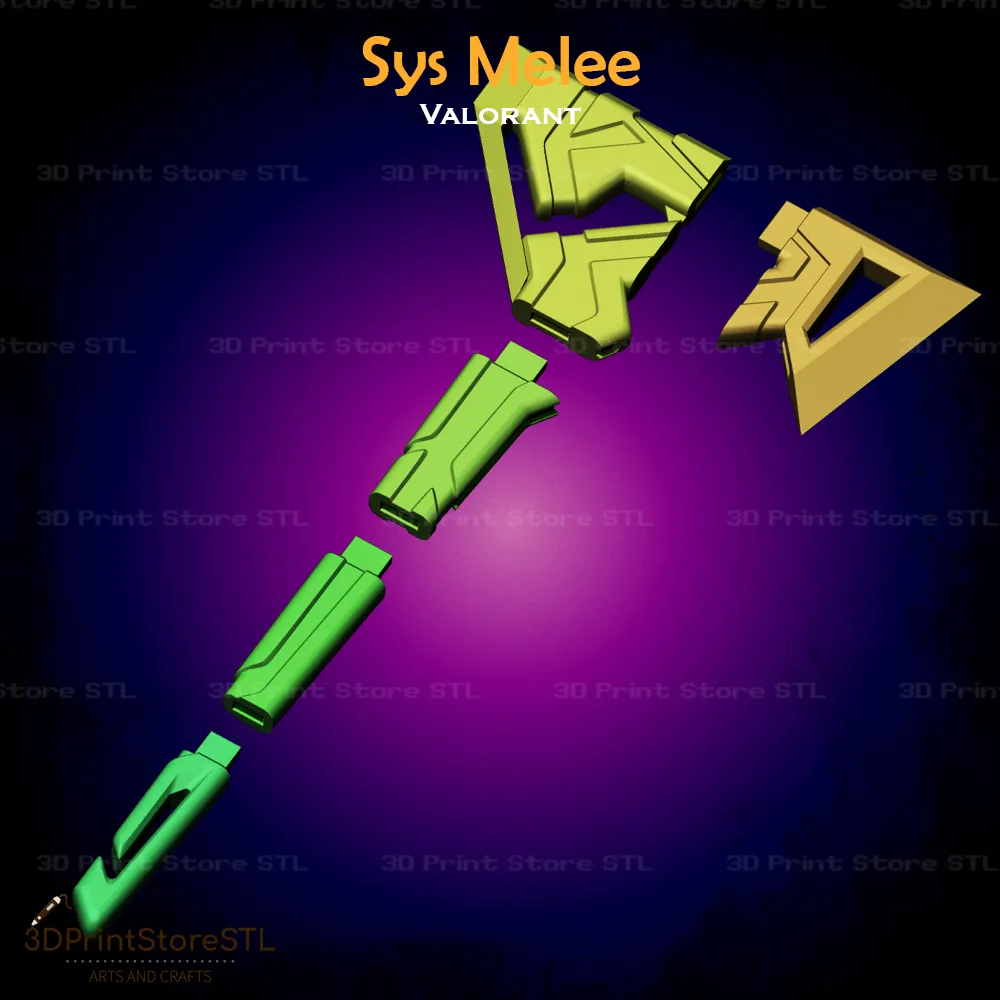 Sys Melee Cosplay Valorant - STL File