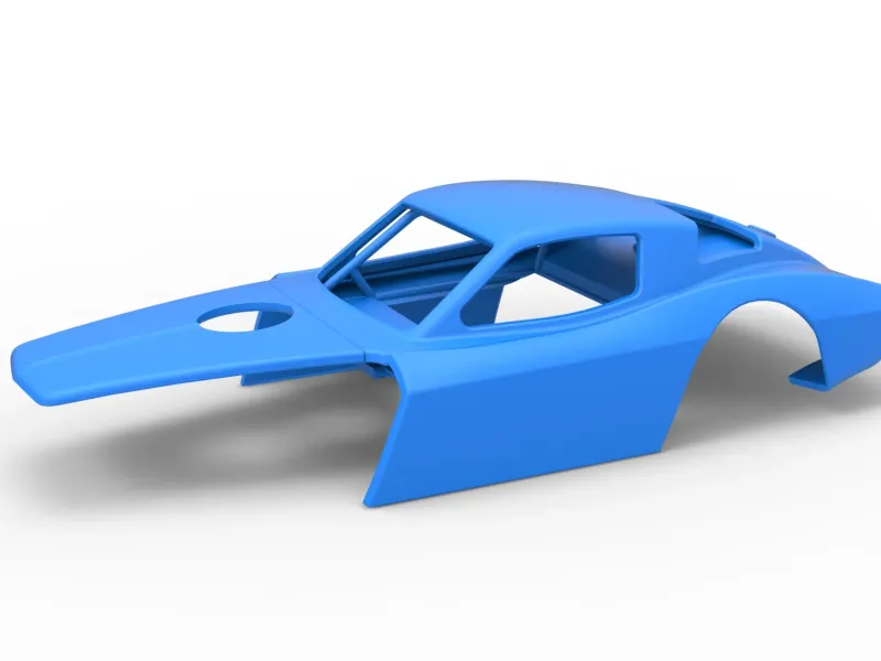Shell of Vintage Asphalt Modified stock car V2 Scale 1:25