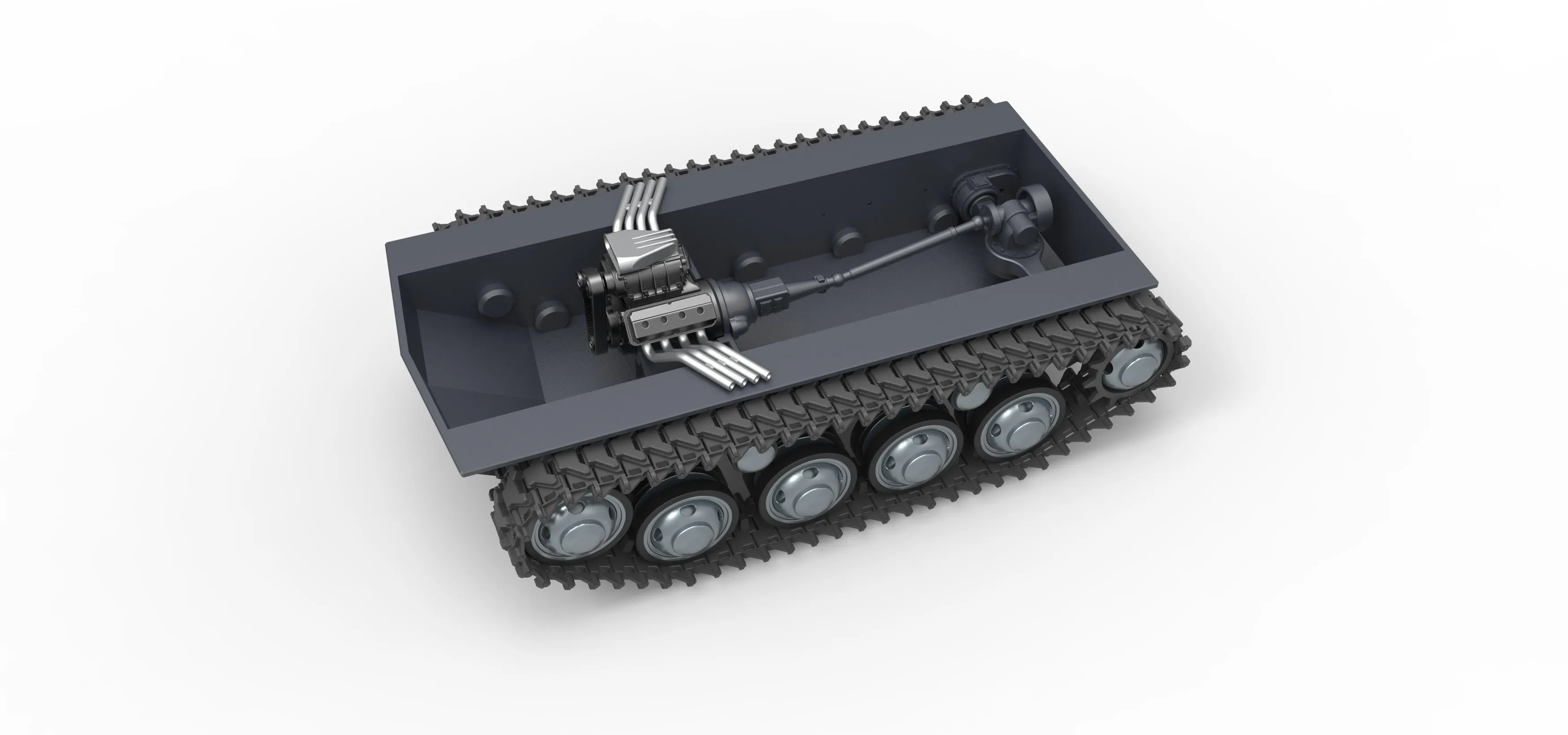 Vintage Monster tank Base Version 3 Ölçek 1:25