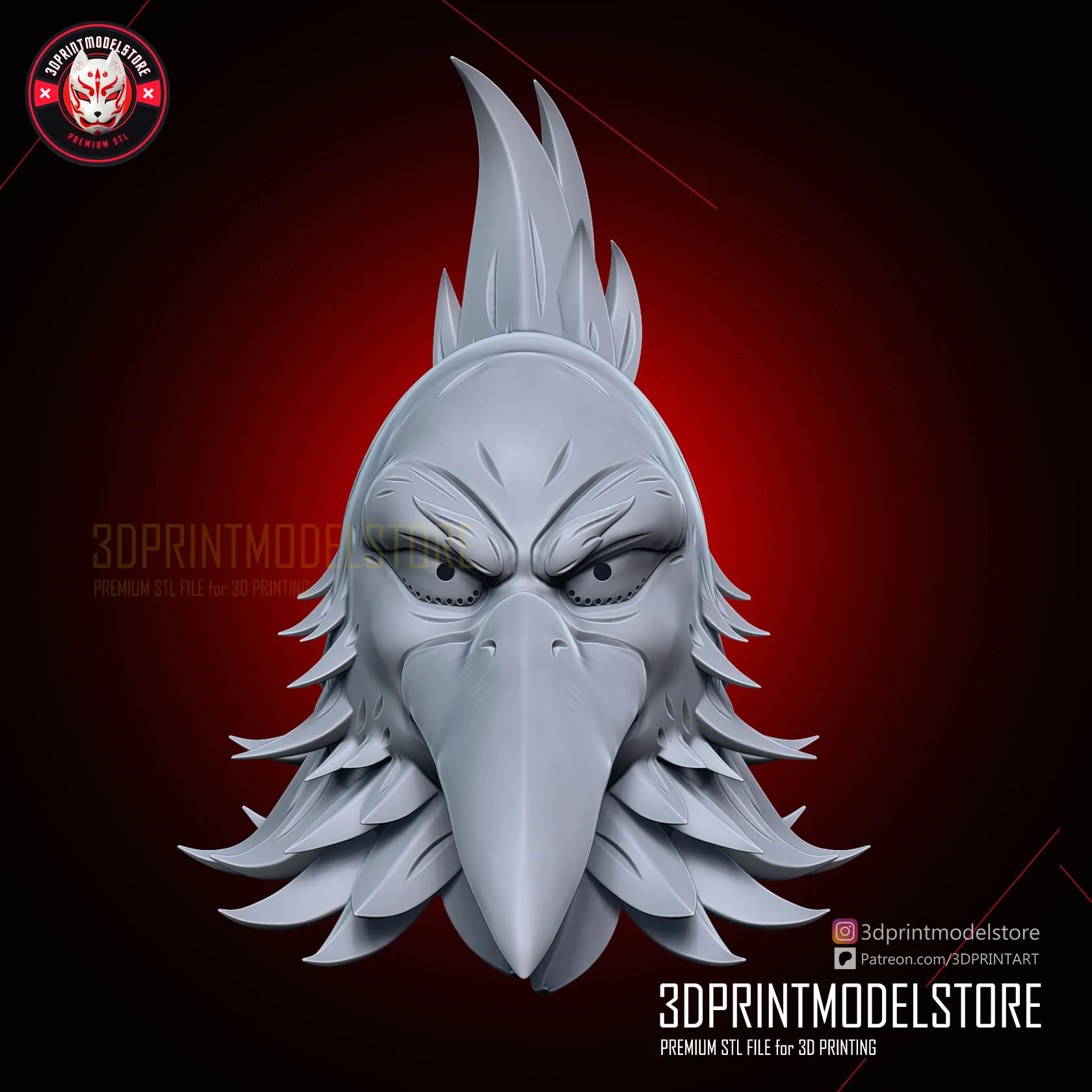 Shangrila Frontier Sunraku Mask - Anime Cosplay Helmet