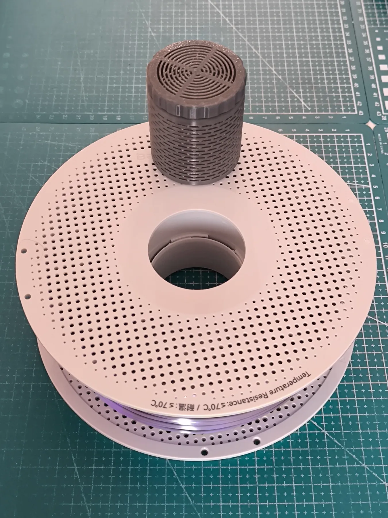 Desiccant jar for filament spool –3 Types, 2 Sizes