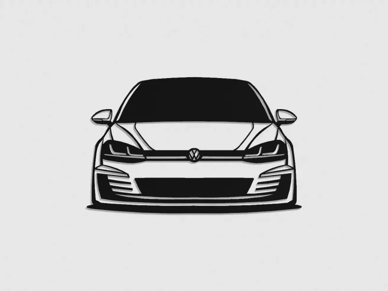 GOLF 7 GTI FRONT