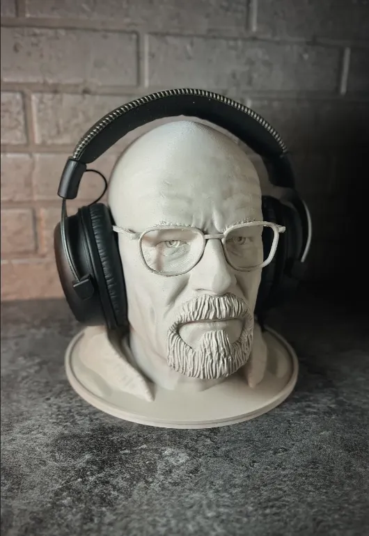 Headphone Stand - Walter White Bust - Breaking Bad