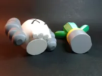 KAWS PLANTER WITH CACTUS (DIVIDED BY COLOURS)-5
