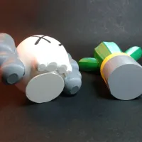 KAWS PLANTER WITH CACTUS (DIVIDED BY COLOURS)-5