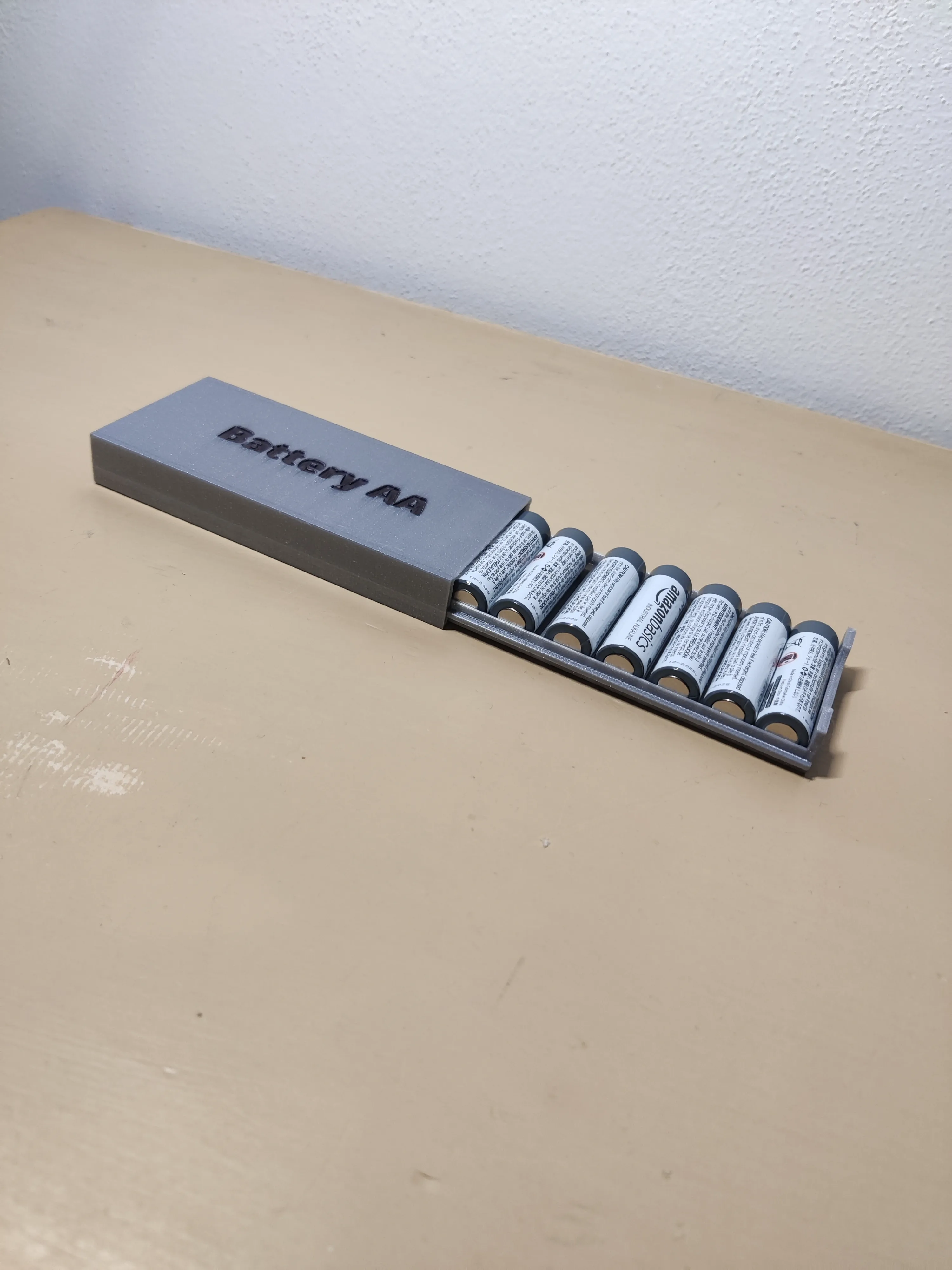 Battery AA Box With Rail