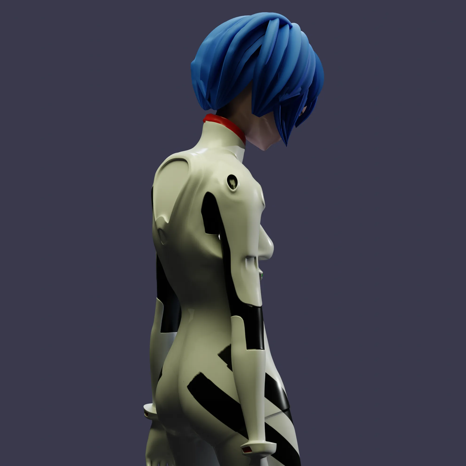 Evangelion Rei Ayanami - full body pose
