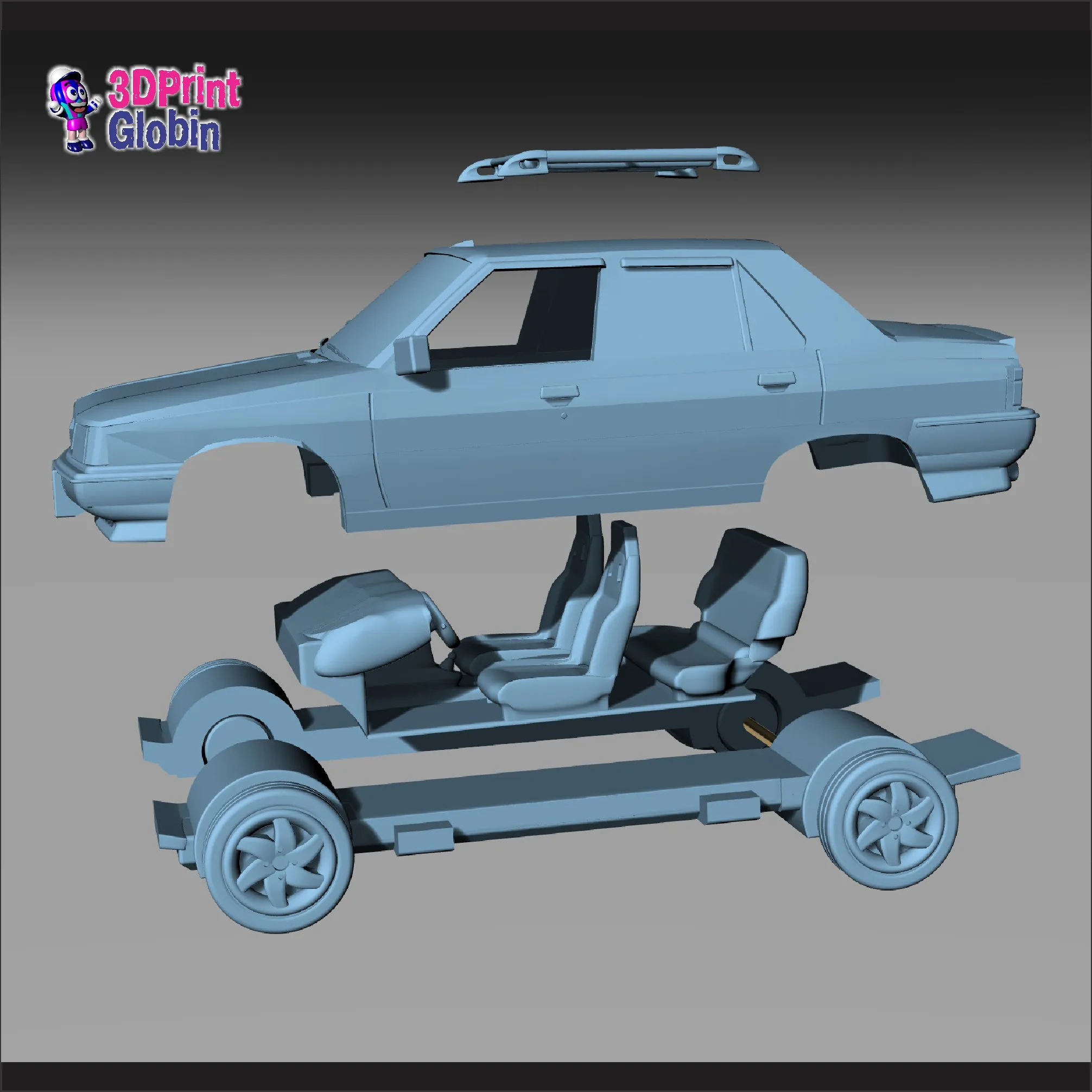 Renault 9 Brio - Incluye Soporte de Pared