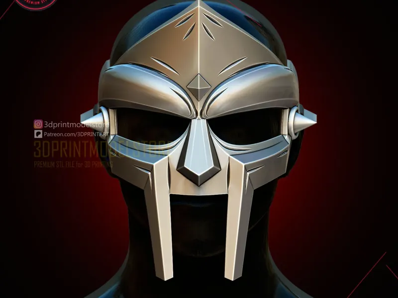 MF Doom Mask - Premium STL for Cosplay
