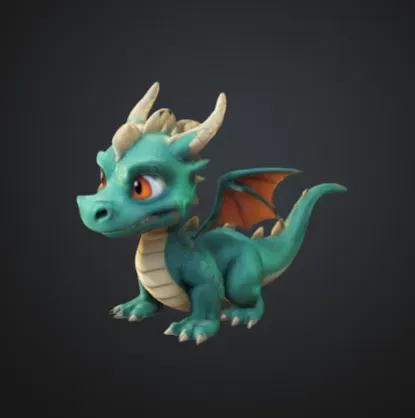 cartoon dragon