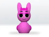 Sprunki Pinki Duck STL file, Sprunki 3D Model Character-1