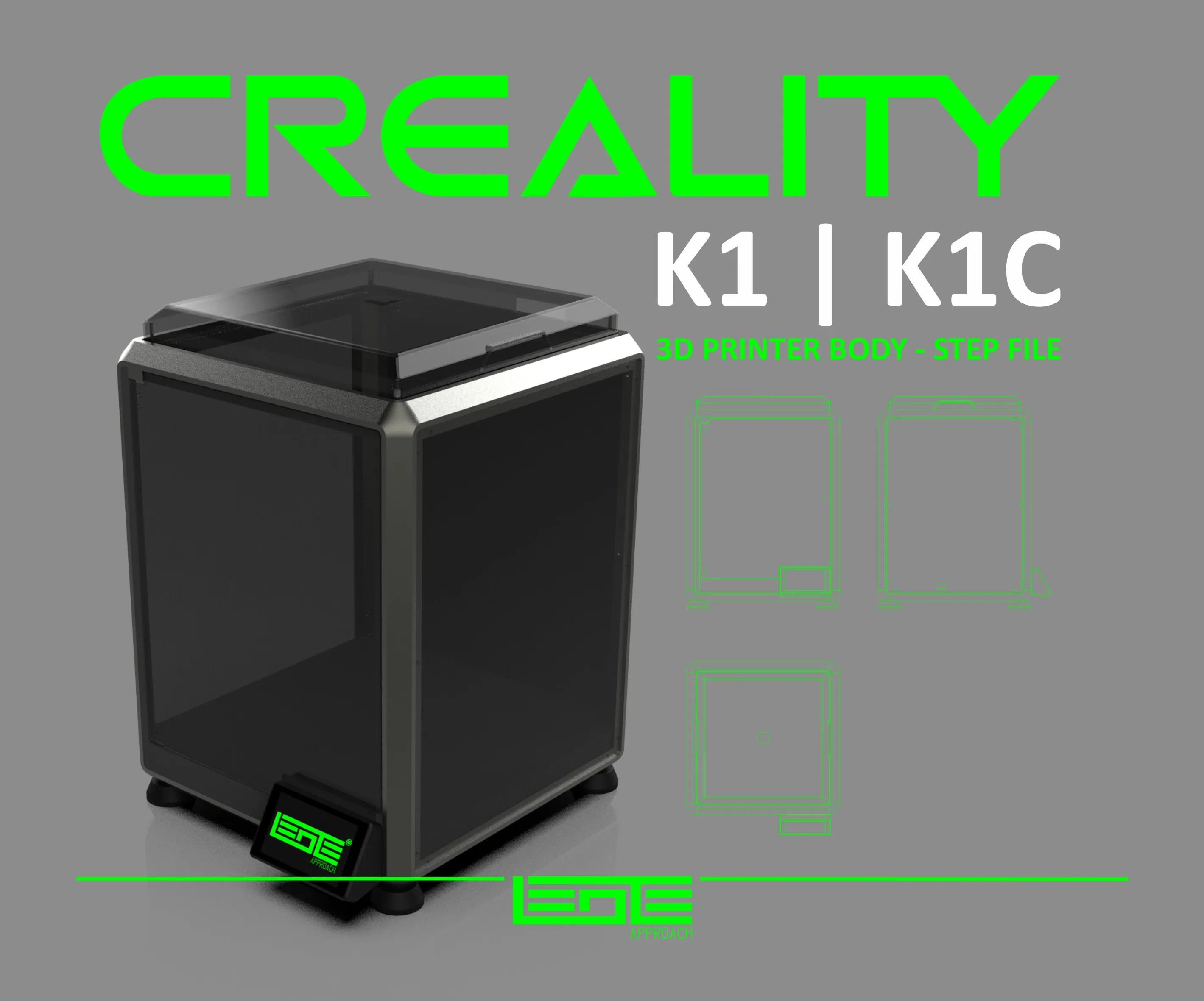 3D Printer Files | 3MF File | CREALITY K1|K1C|K1SE - 3D MODEL - STEP ...