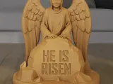 3D Print Angel He Is Risen Easter Statue STL File-5