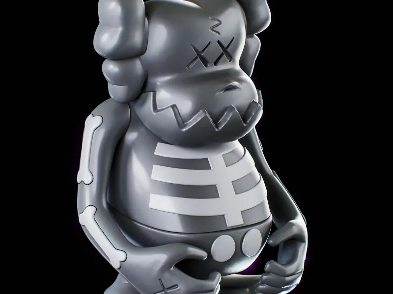 Kaws Gorilla Mashup Design - Print By Pieces