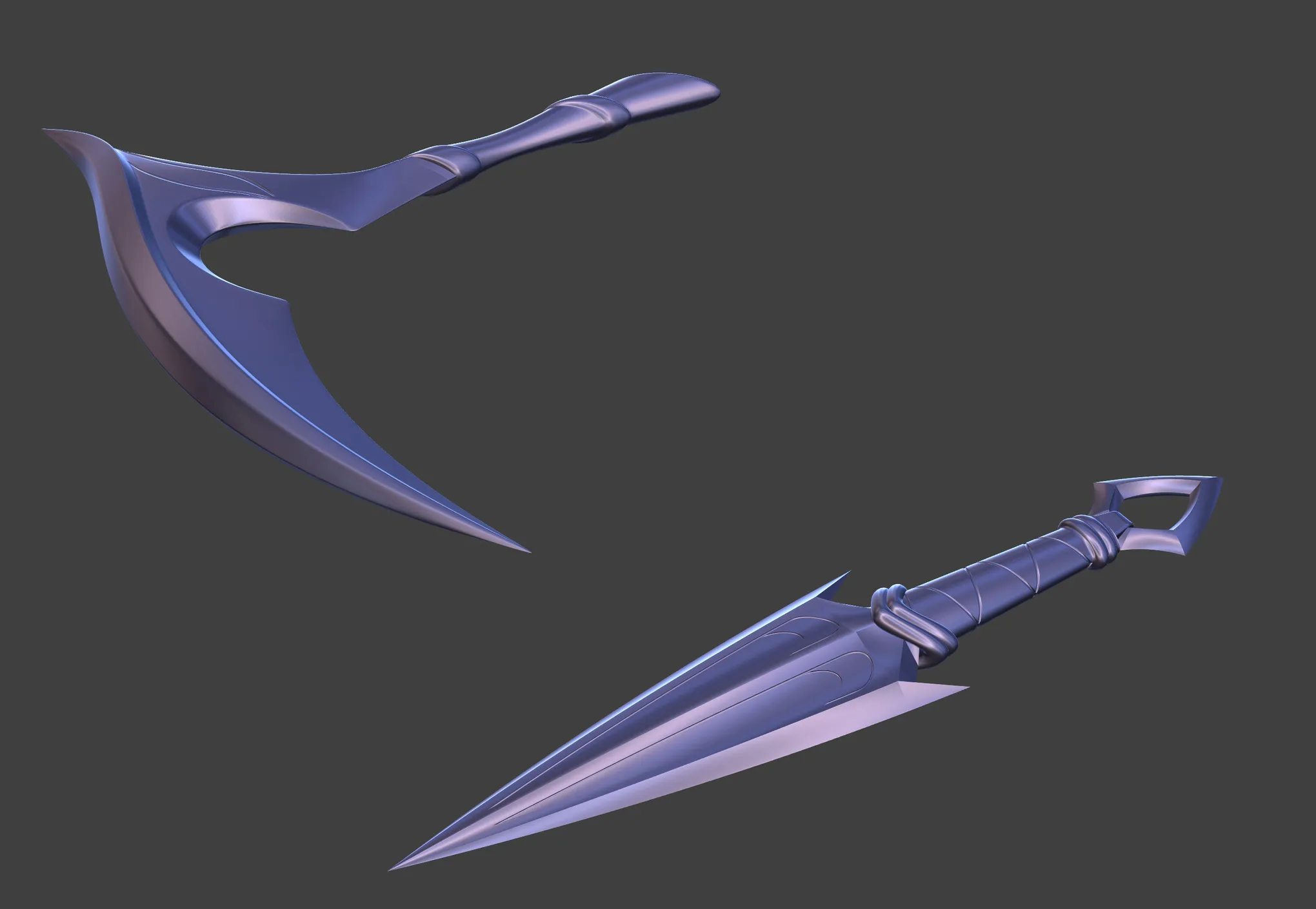 Akali weapons kunai and kama LOL League of Legends