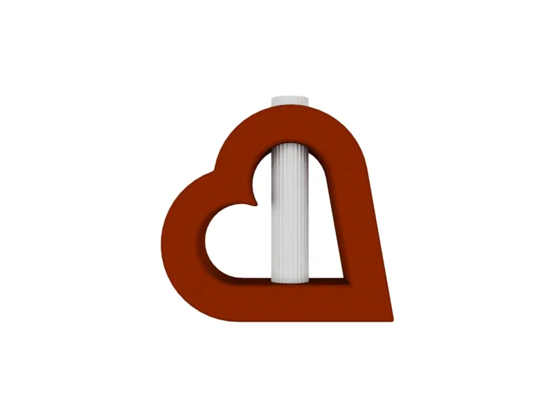VASO MOTHERSDAY (A FORMA DI CUORE) - 2 VERSIONI