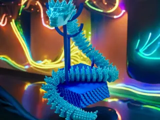Flexy Long Armored Dragon