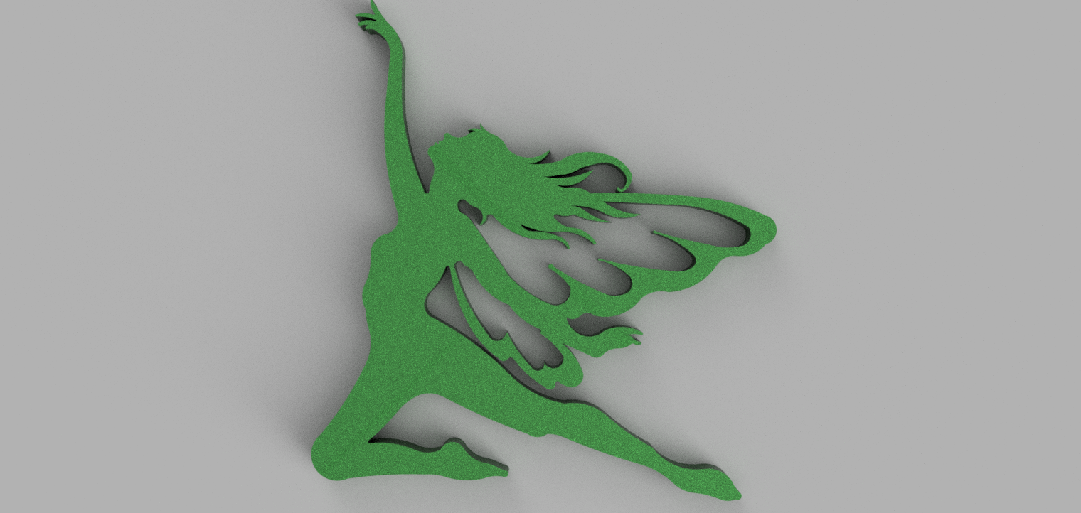 Fairy Wall Art 3D models download Creality Cloud