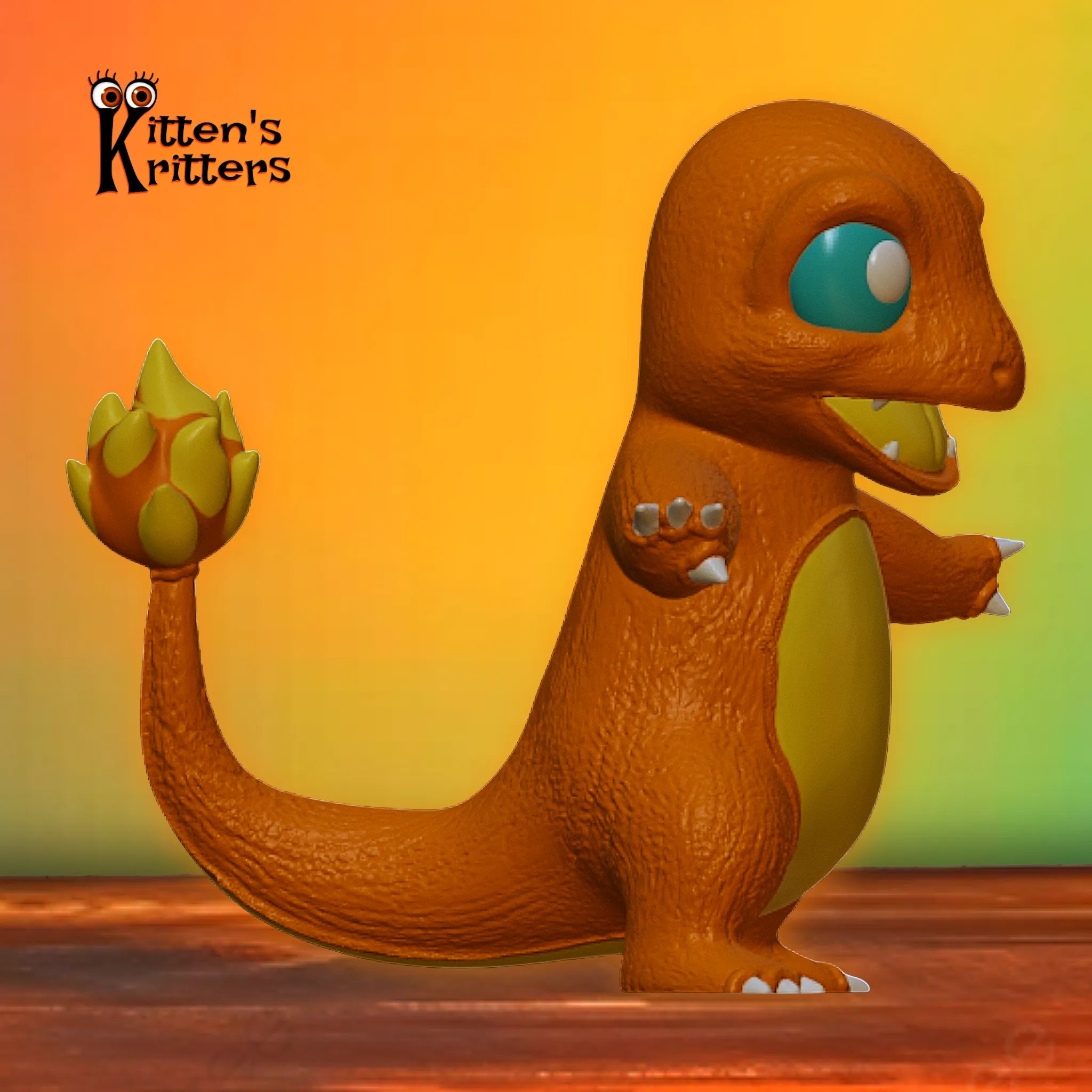 Charmander Pokemon Plushie Figurine Fanart