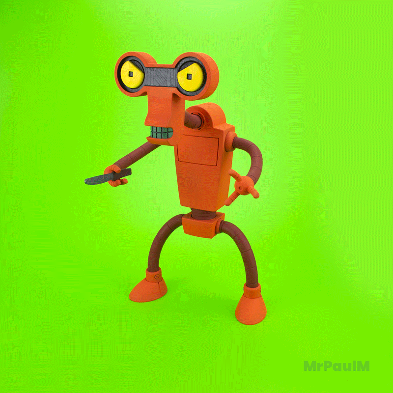 FUTURAMA 3D: Roberto detailed) Robot