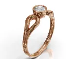 Bezel Set Engagement Ring-5
