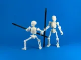 Poseable Skeleton Army By Soozfone-4