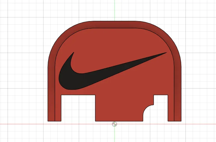 engraved nike check slide plate