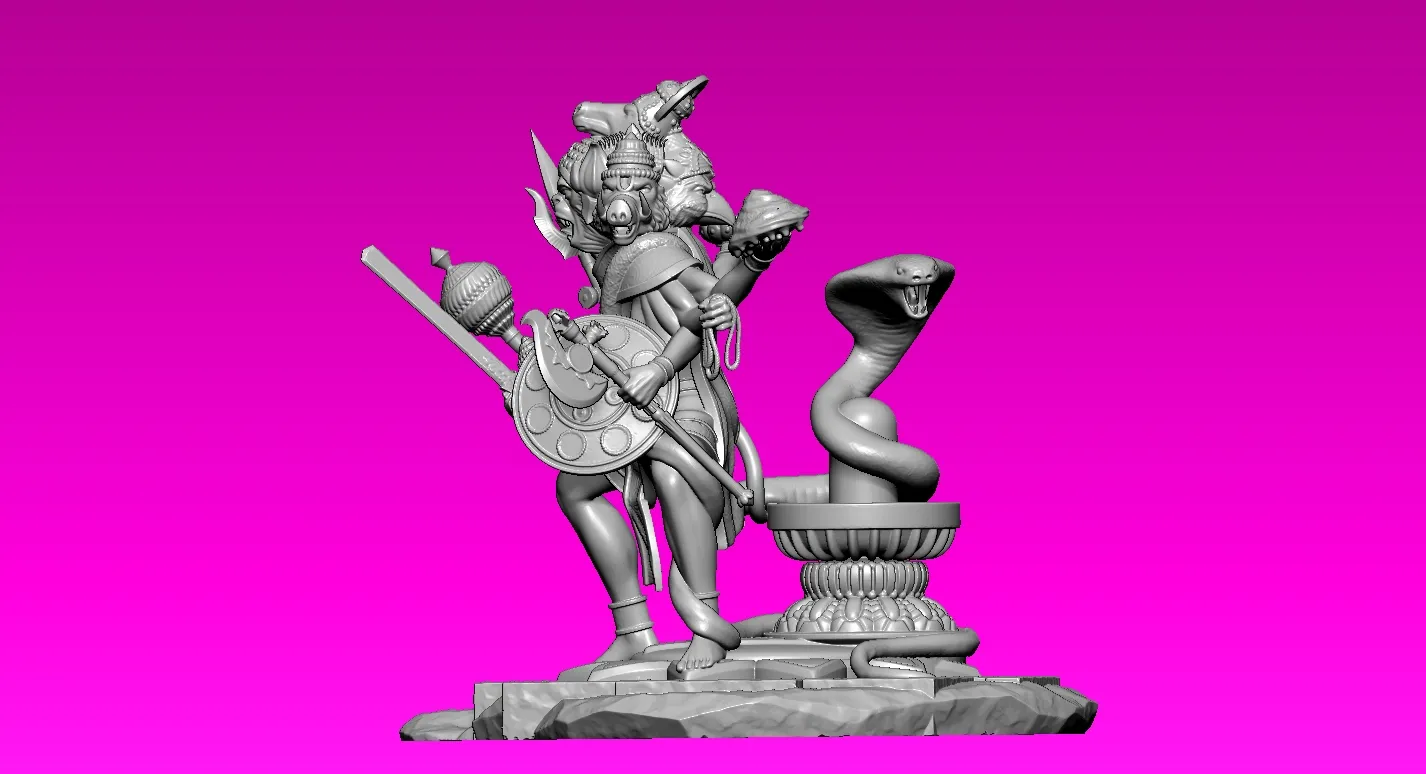 Indian god - statue - 3D print
