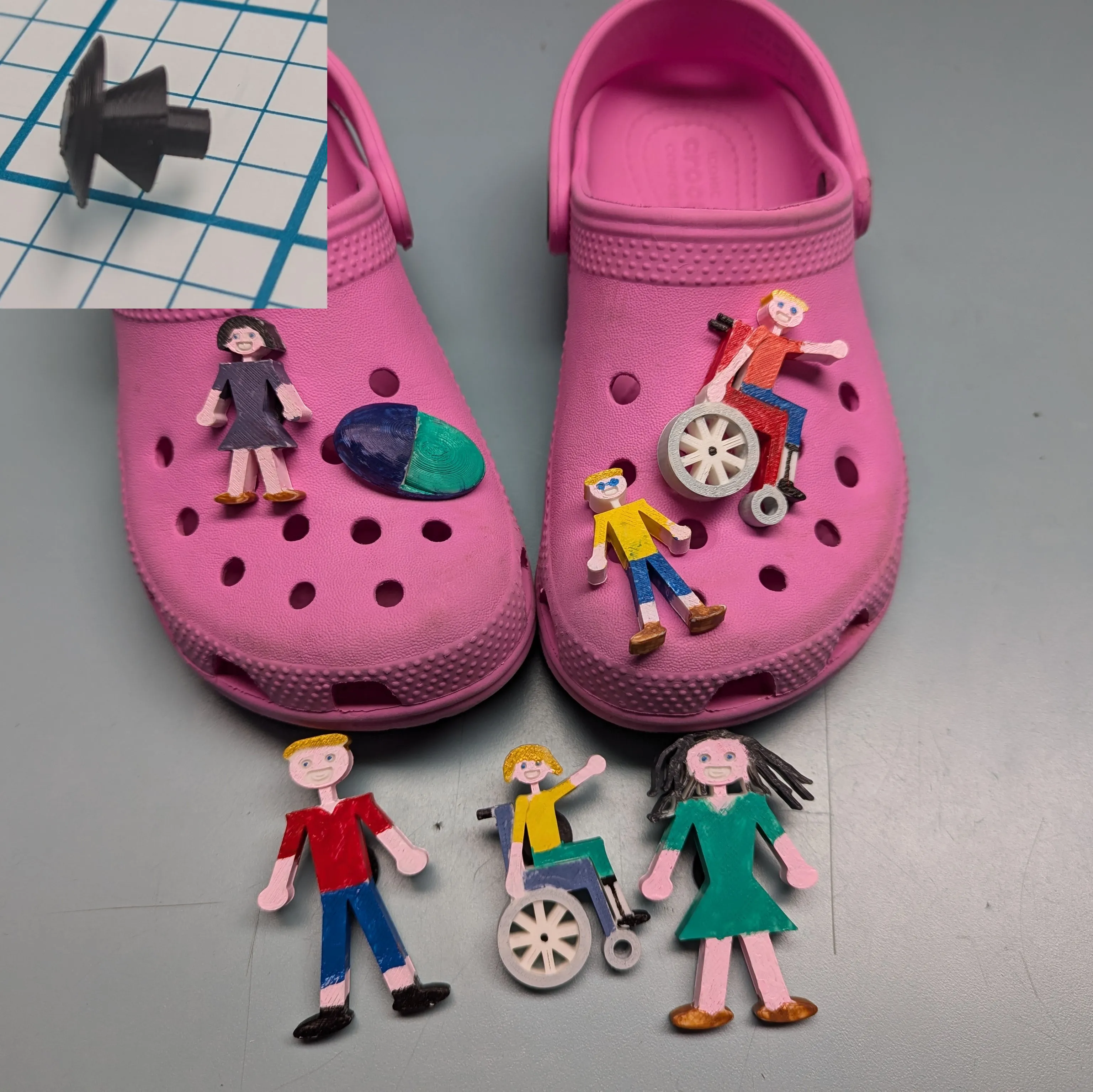 Charms per scarpe della famiglia Stick per Crocs o sneakers