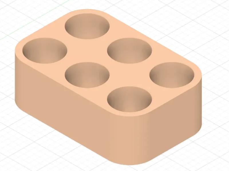 Suporte para bastão de cola com 6 ranhuras