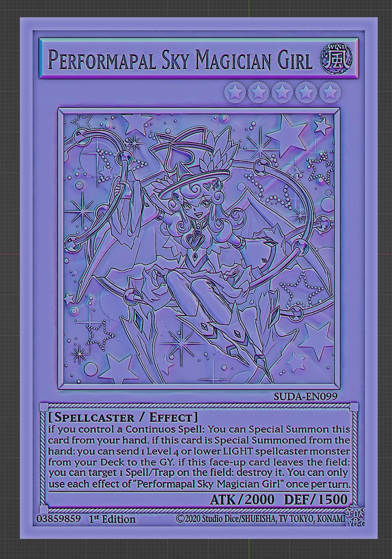 Performapal Sky Magician Girl - yu-gi-oh!