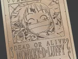 CARTEL DE SE BUSCA A LUFFY - ONE PIECE-0