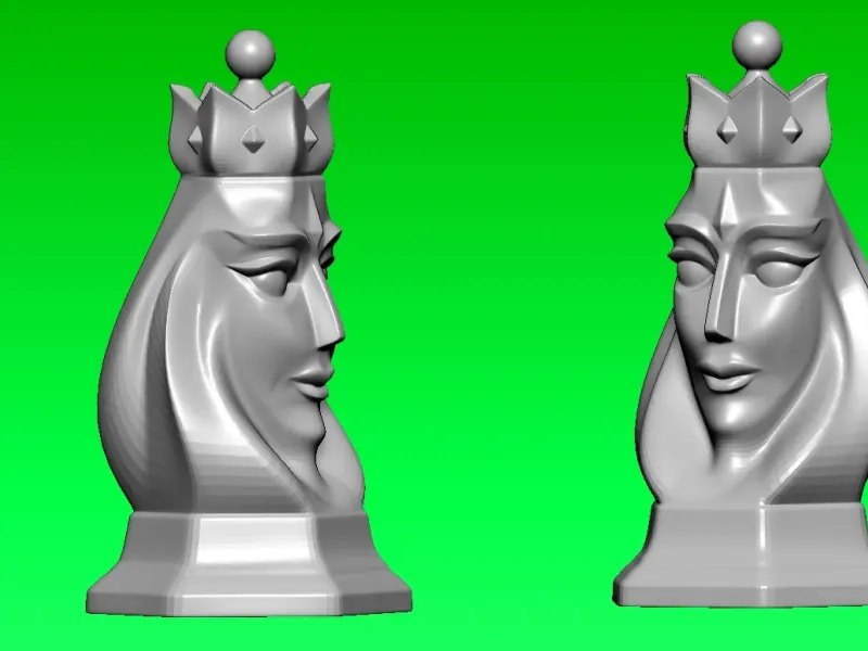 Chess queen - Decor - 3D print