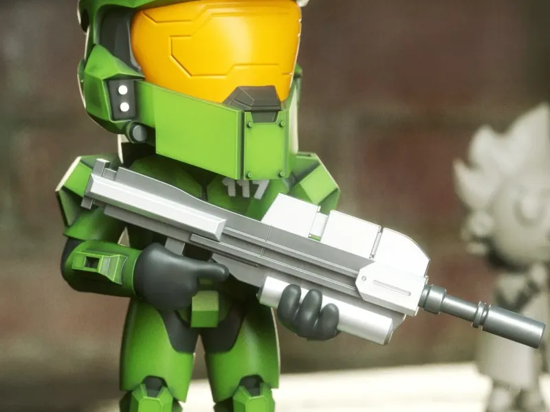 Master Chief - Legendary Sci-Fi Warrior 3D Figure